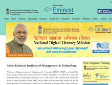 Tablet Screenshot of eminentinstitute.org